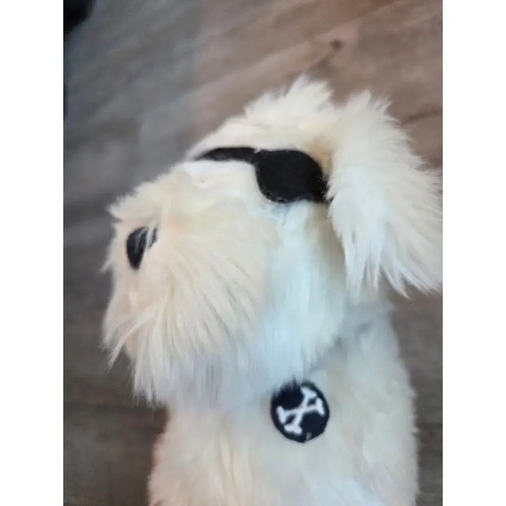 VTG Gymboree Pirate‎ Dog Plush White Shaggy Husky Puppy Retired 12